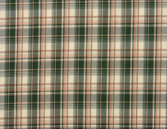 GABARDINA CUADROS TARTAN VERDE Y MARRON