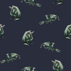 DRAGON POPPY FONDO NAVY