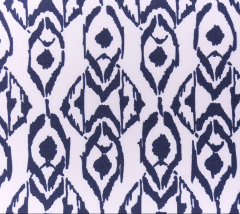 ESTAMPADO GEOMETRICO AZUL MARINO