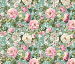 VIELLA DE ALGODON JARDIN DE ROSAS
