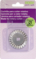 RECAMBIO CUCHILLA ZIG ZAG CUTER 45MM 