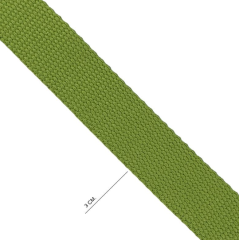 CINTA RIGIDA ALGODON VERDE OLIVA 30mm