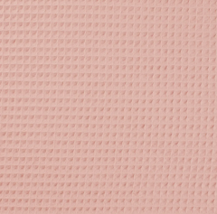WAFFLE ALGODON SALMON OSCURO