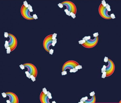 ARCOIRIS FONDO AZUL MARINO
