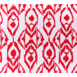 ESTAMPADO GEOMETRICO ROJO