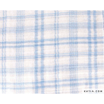 KATIA DOBLE GASA TARTAN CIELO