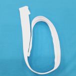 CREMALLERA ABIERTA INYECTADA BLANCA 60CM #5