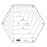 REGLA MULTI HEXAGONO