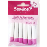 RECAMBIO PEGAMENTO SEWLINE AZUL 6 PIEZAS