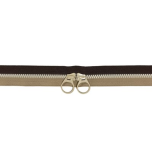 CREMALLERA DOBLE CURSOR BEIGE - MARRON
