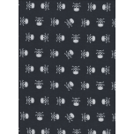 CALAVERAS Y TIBIAS FONDO NEGRO