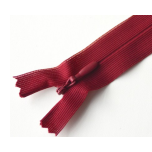 CREMALLERA INVISIBLE ROJA 22CM
