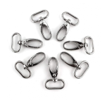 MOSQUETON ALARGADO PLATA 30MM