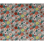 MICROPANA GRIS FLORES COLORES